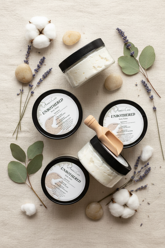 TRULY UNBOTHERED Whipped Body Butter - Nourishing, Antioxidant-Rich, Handmade with Almond Butter by Annie&