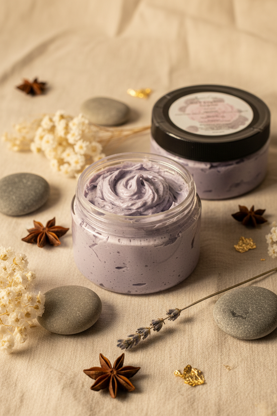 Black Raspberry Surprise Whipped Body Butter: Hydrating & Nourishing Skincare Treat by Annie&